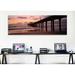 East Urban Home Manhattan Beach Pier, Manhattan Beach, California - Wrapped Canvas Print Canvas in White | 12 H x 36 W x 1.5 D in | Wayfair