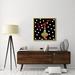 East Urban Home 'The Night Before Christmas II' Graphic Art Print on Wrapped Canvas in Black/Green/Pink | 18 H x 18 W x 1.5 D in | Wayfair