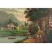 Buyenlarge 'Summer Scene in the Catskills' Graphic Art Print in Brown/Green | 20 H x 30 W x 1.5 D in | Wayfair 0-587-23831-3C2030