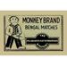 Buyenlarge Monkey Brand - Vintage Advertisement Print in White | 24 H x 36 W x 1.5 D in | Wayfair 0-587-33757-5C2436