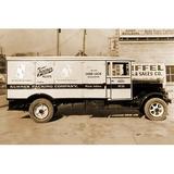 Buyenlarge Kuhner Packing Company, Muncie, Indiana Delivery Truck of Keener Meats - Photograph Print in Brown | 20 H x 30 W x 1.5 D in | Wayfair