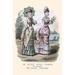 Buyenlarge Newest French Fashions 1884 by Warren - Print in White | 36 H x 24 W x 1.5 D in | Wayfair 0-587-31216-5C2436