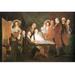 Buyenlarge La Famille De L Infant Don Louis by Francisco Goya - Print in Black/Brown/White | 20 H x 30 W x 1.5 D in | Wayfair 0-587-26404-7C2030