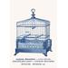 Buyenlarge Ornate Bird Cage B Graphic Art in Blue | 30 H x 20 W in | Wayfair 0-587-05022-5C2030