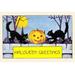 Buyenlarge 'Hallowe'En Greetings' Vintage Advertisement in White | 24 H x 36 W x 1.5 D in | Wayfair 0-587-31909-7C2436