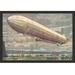 Buyenlarge Zeppelin Above Lake Constance Graphic Art in Gray/Green | 28 H x 42 W x 1.5 D in | Wayfair 0-587-01519-5C2842
