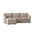 Gray Sectional - My Chic Nest Parker 96" Wide Left Hand Facing Modular Sofa & Chaise Polyester/Upholstery/Cotton/Leather | Wayfair 542-1038-1140