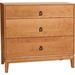 Copeland Furniture Mansfield 3 Drawer 33.5" W Solid Wood Dresser Wood in Red | 31.25 H x 33.5 W x 18 D in | Wayfair 2-MAN-31-03