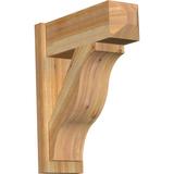 Ekena Millwork Funston Craftsman Outlooker Wood in Brown | 26 H x 8 W x 22 D in | Wayfair OUT08X22X26FST04RWR