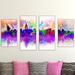 Picture Perfect International "New York Skyline Splats III" Graphic Art Print Multi-Piece Image on Canvas in Black | 30 H x 56 W x 1 D in | Wayfair