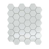 Emser Tile Concept™ 11" x 12" Glass Honeycomb Mosaic Wall & Floor Tile Glass in Gray | 12.4 H x 10.62 W x 2.362 D in | Wayfair W93CONCGR1112MH2