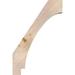 Ekena Millwork Imperial Knee Brace Wood in White | 36 H x 5.5 W x 24 D in | Wayfair BRC06X24X36IMP00SDF