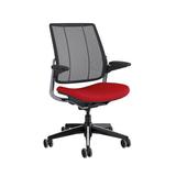 Humanscale Smart Task Chair Upholstered in Gray/White | 45 H x 26.5 W x 26 D in | Wayfair S413CM11K758XFSHNSC