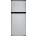 GE Appliances 24" Energy Star Top Freezer 11.6 cu. ft. Refrigerator, Stainless Steel in Gray | 59.88 H x 24 W x 28.63 D in | Wayfair GPE12FSKSB