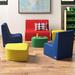 Children's Factory Cylinder 6 Piece Soft Seating in Red/Blue/Yellow | 19.5 H x 28 W x 18 D in | Wayfair CF705-557