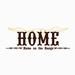 Fireside Home - Home on the Range Wall Decal Vinyl in Black | 8.5 H x 23 W in | Wayfair I-156-CH-CRM