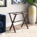 Gate House Furniture Folding Wood Luggage Rack Wood in Black | 20 H x 23 W x 13 D in | Wayfair 1007-3