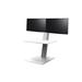 Humanscale Quickstand Eco Height Adjustable Standing Desk Metal in White | 18.6 H x 29.2 W x 19 D in | Wayfair QSEWD - White