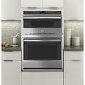 GE Appliances 30" Self-Cleaning Electric Wall Oven w/ Built-In Microwave, Stainless Steel in Gray | 43.37 H x 29.75 W x 26.75 D in | Wayfair