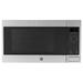 GE Appliances 21.75" 1.6 cu ft. 1150 - Watt Countertop Microwave w/ Sensor Cooking, Stainless Steel in Gray | 12.87 H x 21.75 W x 17.75 D in | Wayfair