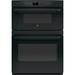 GE Profile™ 29.75" Self-Cleaning Convection Electric Wall Oven w/ Built-In Microwave in Gray | 43.375 H x 29.75 W x 26.75 D in | Wayfair PT7800SHSS
