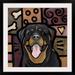 Harriet Bee 'Rottweiler Pop Art' by Dunadry Graphic Art Print | 12 H x 12 W x 1.5 D in | Wayfair DFC8C65C40804B499981E03FAFC2668C