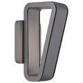 George Kovacs by Minka Pediment Outdoor Armed Sconce Glass/Metal in Gray | 11.25 H x 4.75 W x 6.75 D in | Wayfair P1224-297-L