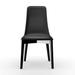 Calligaris Etoile Dining Chair w/ Wooden Legs Wood/Upholstered in Gray/Black | 35.75 H x 18.13 W x 22.5 D in | Wayfair CS142302013268300000030