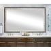 Hanshaw Modern & Contemporary Bathroom/Vanity Mirror in Brown Laurel Foundry Modern Farmhouse® | 35.5 H x 55.5 W x 0.75 D in | Wayfair