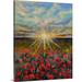 Charlton Home® Cyd Starlight Poppies Landscape' by Michael Creese Painting Print | 10 H x 8 W x 1.5 D in | Wayfair 5A9AD15EFE444CD3BAE4CD415CEF0103