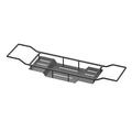 Gatco Bathtub Caddy | Extendable 28" - 37" Bathtub Tray Stainless Steel/Metal in Gray/Black | 3 H x 7 D in | Wayfair 1418MX