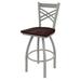 Holland Bar Stool 820 Catalina Swivel Bar Stool Wood/Metal in Gray | 39 H in | Wayfair 82025ANDCMpl