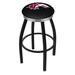 Holland Bar Stool NCAA 36" Swivel Bar Stool Upholstered/Metal in Black/Red/White | 36 H x 19 W x 19 D in | Wayfair L8B2C36SouIll