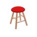 Holland Bar Stool Vanity Stool Upholstered in Red/Brown | 18 H x 15 W x 15 D in | Wayfair RC18OSNat011