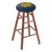 Holland Bar Stool NCAA 30" Bar Stool Wood/Plastic/Acrylic in Yellow | 30 H x 18 W x 18 D in | Wayfair RC30MSMedND-ND