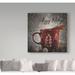 The Holiday Aisle® 'Happy Holidays' Graphic Art Print on Wrapped Canvas Canvas | 14 H x 14 W x 2 D in | Wayfair 0844CDBC213947F58F32800C6019B894