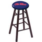 Holland Bar Stool NCAA 24" Bar Stool Wood/Plastic/Acrylic in Brown | 24 H x 18 W x 18 D in | Wayfair RC24MSDCMssppU