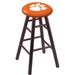 Holland Bar Stool NCAA 24" Bar Stool Wood/Plastic/Acrylic in Brown | 24 H x 18 W x 18 D in | Wayfair RC24OSDCClmson