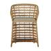 Gabby Libby Counter & Bar Stool Upholstered/Metal/Wicker/Rattan in Gray/Yellow | 41 H x 24 W x 22 D in | Wayfair SCH-166340