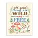 Harriet Bee 'Good Things Wild & Free' Textual Art Wood in Brown | 10 H x 15 W x 0.5 D in | Wayfair HBEE1413 40676742