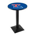 Holland Bar Stool NCAA 42" Pub Table Metal in Blue/Black | 42 H x 28 W x 28 D in | Wayfair L217B4228LaTech