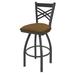 Holland Bar Stool 820 Catalina Swivel Counter Stool Upholstered/Metal in Gray | 39 H x 18 W x 18 D in | Wayfair 82025PW012
