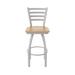 Holland Bar Stool Jackie Swivel Stool Wood/Metal in Gray | 39 H x 18 W x 18 D in | Wayfair 41036ANNatMpl