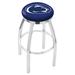 Holland Bar Stool NCAA Swivel Counter and Bar Stool Upholstered/Metal in Gray | 30 H x 18 W x 18 D in | Wayfair L8C2C25PennSt