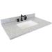 Bellaterra Home 37" Single Bathroom Vanity Top w/ Sink Granite in Black | 2 H x 37 W x 22 D in | Wayfair 430002-37-BGR