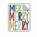 The Holiday Aisle® Holiday on Wheels Wall Decal Canvas/Fabric in Green/Red/Yellow | 18 H x 14 W in | Wayfair HLDY7272 37105175