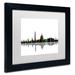 Trademark Fine Art Washington DC Skyline by Marlene Watson Framed Graphic Art Canvas, Wood | 11 H x 14 W x 0.5 D in | Wayfair MW0029-B1114MF