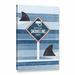 Highland Dunes Official Snorkeling Area - Graphic Art Print on Canvas Canvas | 12 H x 8 W x 2 D in | Wayfair HLDS5262 40997162