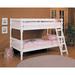 Viv + Rae™ Frausto Standard Bunk Bed in White | 60 H x 43 W x 81 D in | Wayfair DBFEE084E50A464589B0B1DEF6968E15