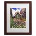 Trademark Fine Art 'The Painter's Studio' by David Lloyd Glover Matted Framed Print on Canvas Canvas, Wood | 14 H x 11 W x 0.5 D in | Wayfair